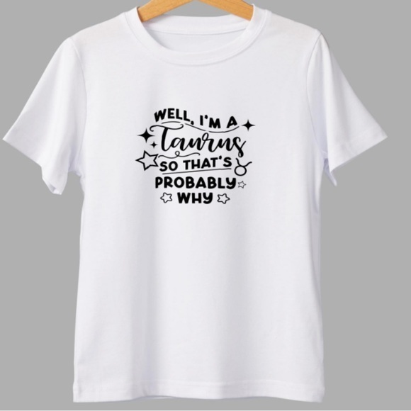 Astrological sign Taurus Graphic Tee - Fluent Sarcasm - Picture 1 of 6